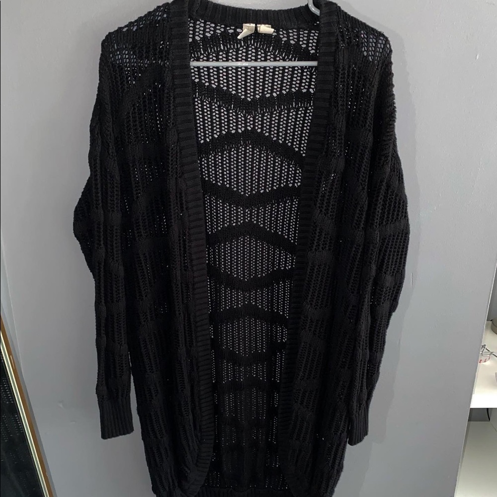 Black Knit Cardigan Forever 21